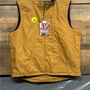 Steelton Brown Canvas Sleeveless Vest XXL NWT